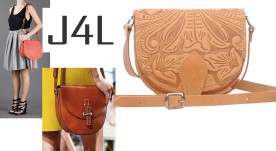 Product of the Week - Dimitri Leather Patterned Saddle Bag