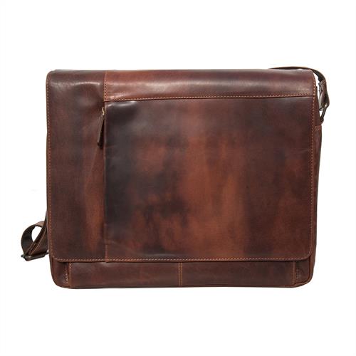 Prime Hide Leather Messenger Back