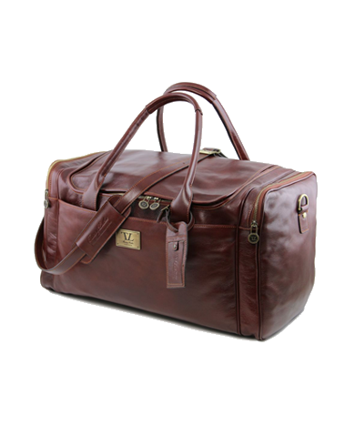 Large Leather Holdalls